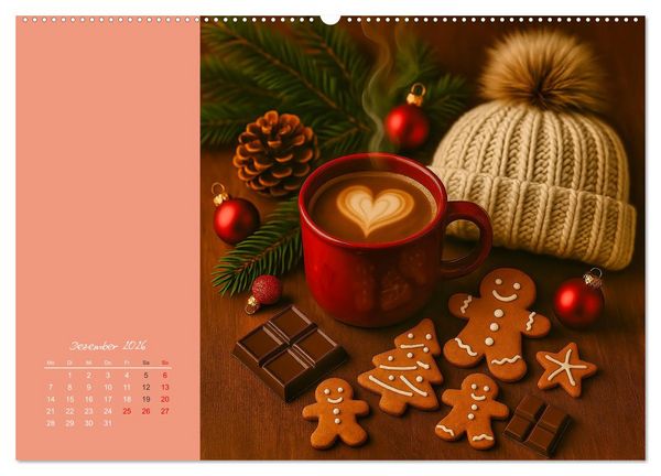 Produktbild: Sag's mit Schokolade (Wandkalender 2026 DIN A2 quer), CALVENDO Monatskalender