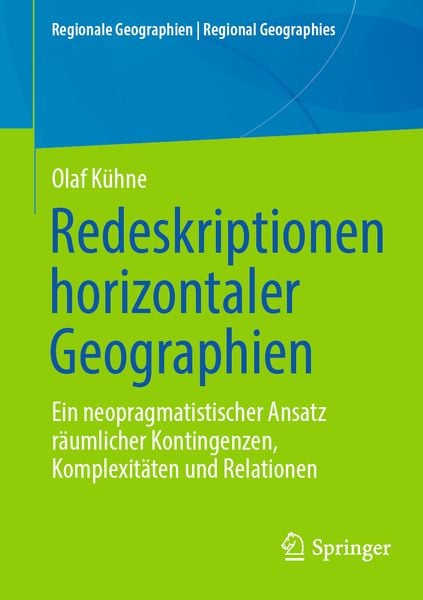 Produktbild: Redeskriptionen horizontaler Geographien
