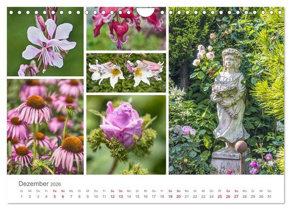 Produktbild: Ein Garten, der zum Verweilen einl&auml;dt (Wandkalender 2026 DIN A4 quer), CALVENDO Monatskalender