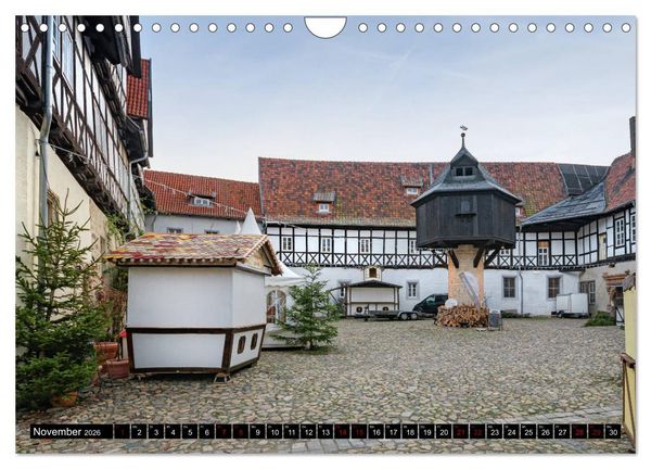 Produktbild: Fachwerkstadt Quedlinburg (Wandkalender 2026 DIN A4 quer), CALVENDO Monatskalender