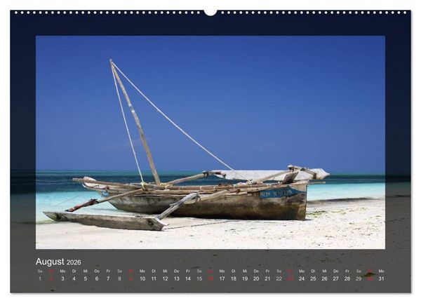 Produktbild: Sansibar (Wandkalender 2026 DIN A2 quer), CALVENDO Monatskalender
