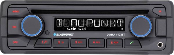 Produktbild: Blaupunkt Doha 112 BT Autoradio Anschluss f&uuml;r Lenkradfernbedienung, Bluetooth&reg;-Freisprecheinrichtung, inkl. Fernbedienung