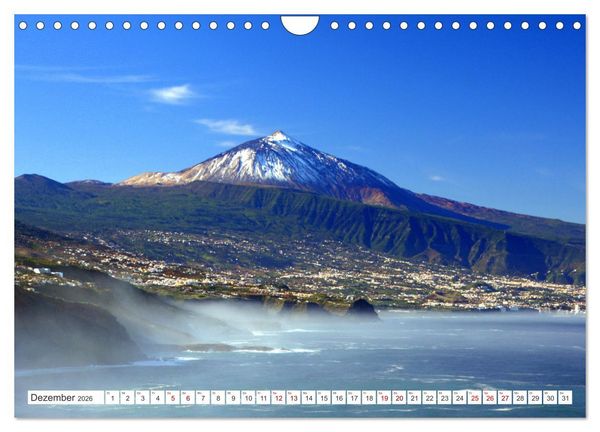 Produktbild: Teneriffa Insel der Gl&uuml;ckseligen (Wandkalender 2026 DIN A4 quer), CALVENDO Monatskalender