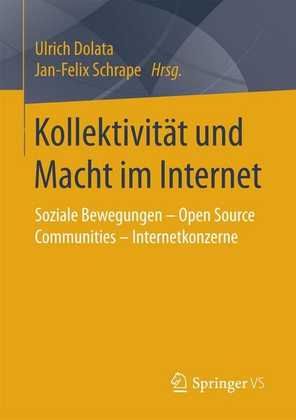 Produktbild: Kollektivit&auml;t und Macht im Internet