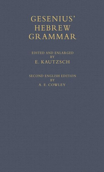 Produktbild: HEBREW GRAMMAR C