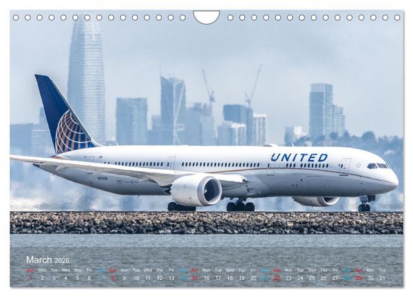 Produktbild: AVIATION MOMENTS 2026 (Wall Calendar 2026 DIN A4 landscape), CALVENDO 12 Month Wall Calendar