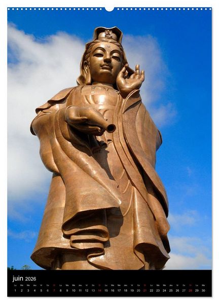 Produktbild: Bouddha Portraits du Sage (Calendrier mural 2026 DIN A2 horizontal) calendrier de bureau