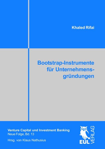 Produktbild: Bootstrap-Instrumente f&uuml;r Unternehmensgr&uuml;ndungen