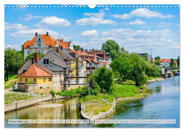 Produktbild: Regensburg Stadtansichten (Wandkalender 2026 DIN A3 quer), CALVENDO Monatskalender