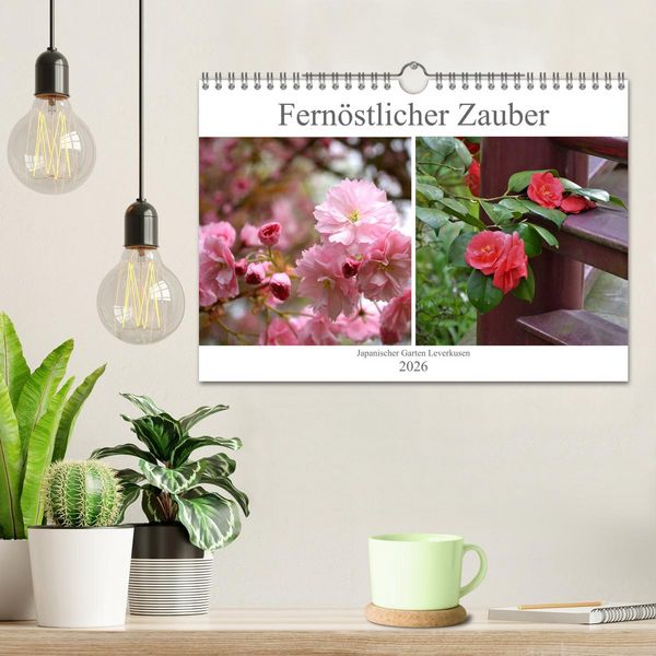 Produktbild: Fern&ouml;stlicher Zauber Japanischer Garten Leverkusen (Wandkalender 2026 DIN A4 quer), CALVENDO Monatskalender