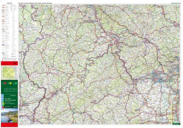 Produktbild: Freytag & berndt Stra&szlig;enkarte Eifel - Mosel - Hunsr&uuml;ck - Westerwald 1:150.000