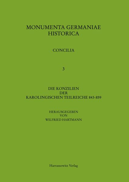 Produktbild: Die Konzilien der karolingischen Teilreiche 843-859