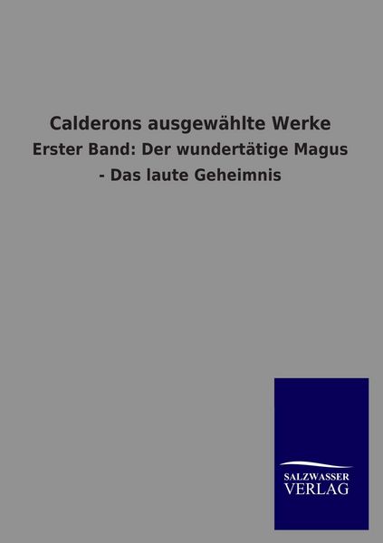 Produktbild: Calderons ausgew&auml;hlte Werke