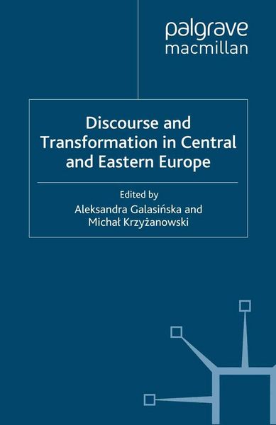 Produktbild: Discourse and Transformation in Central and Eastern Europe