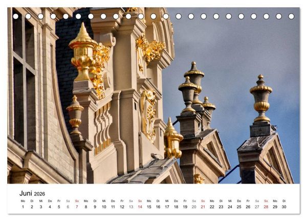 Produktbild: 300mm - Br&uuml;ssel (Tischkalender 2026 DIN A5 quer), CALVENDO Monatskalender
