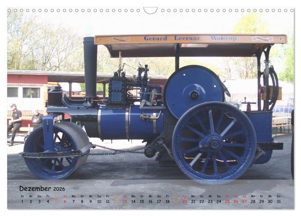 Produktbild: Dampffahrzeuge (Wandkalender 2026 DIN A3 quer), CALVENDO Monatskalender