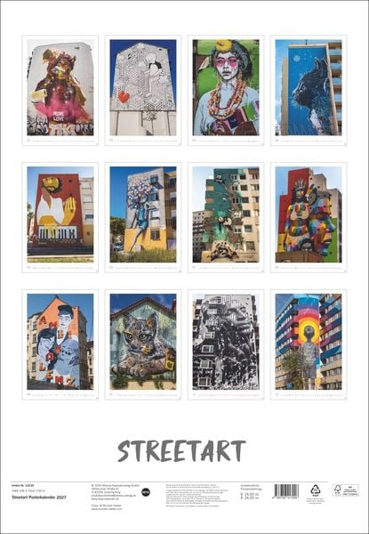 Produktbild: Streetart Posterkalender 2027