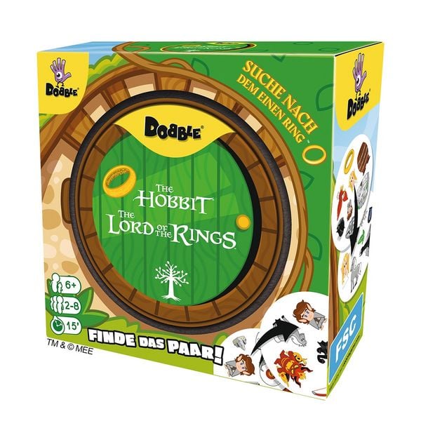 Produktbild: Asmodee - Dobble: Der Herr der Ringe, Finde das Paar!