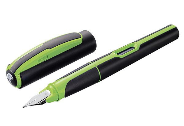 Produktbild: Pelikan F&uuml;ller Style Feder M, Neongr&uuml;n, f&uuml;r Rechts- und Linksh&auml;nder