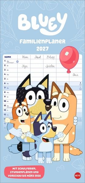 Produktbild: Bluey Familienplaner 2027