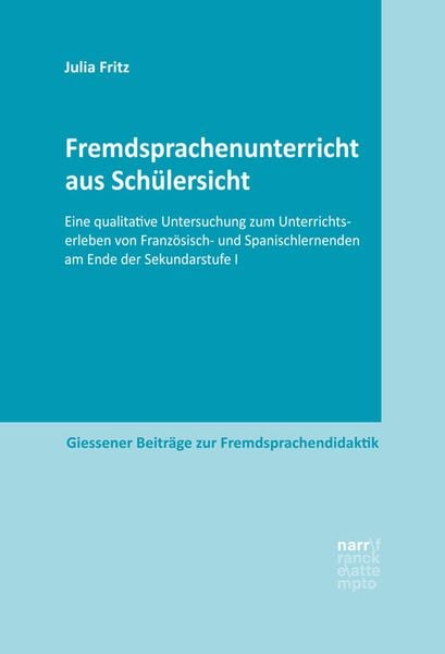 Produktbild: Fremdsprachenunterricht aus Sch&uuml;lersicht