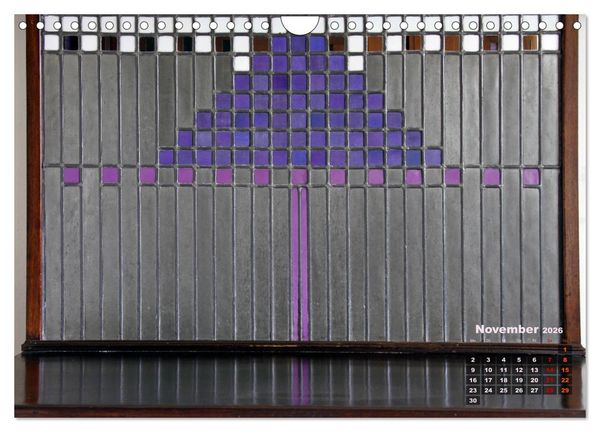 Produktbild: ArtDeco by Charles Rennie Mackintosh (Wandkalender 2026 DIN A4 quer), CALVENDO Monatskalender