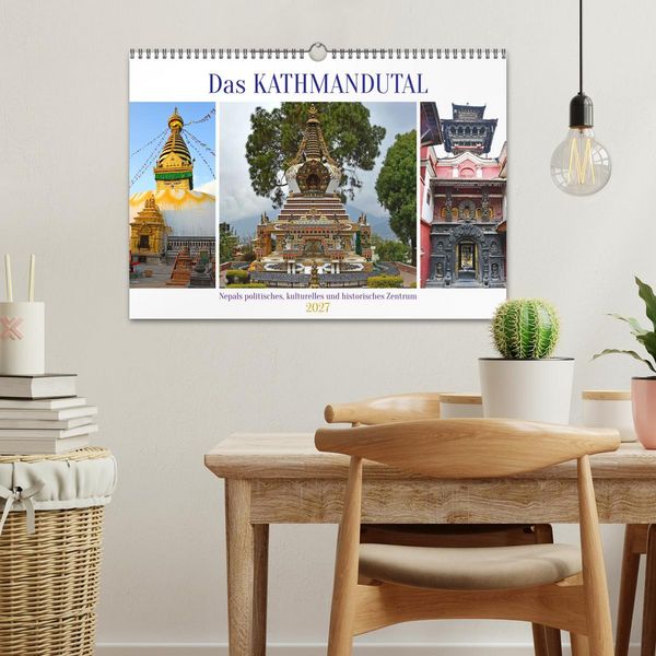 Produktbild: Das Kathmandutal (Wandkalender 2027 DIN A3 quer), CALVENDO Monatskalender