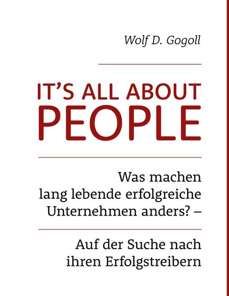 Produktbild: It's All About People