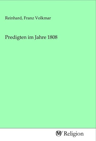 Predigten im Jahre 1808, Taschenbuch von Martina Simonis, MV-Religion, 9783968811659