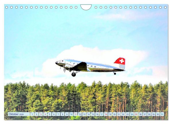 Produktbild: R&uuml;ckkehr der Rosinenbomber (Wandkalender 2026 DIN A4 quer), CALVENDO Monatskalender