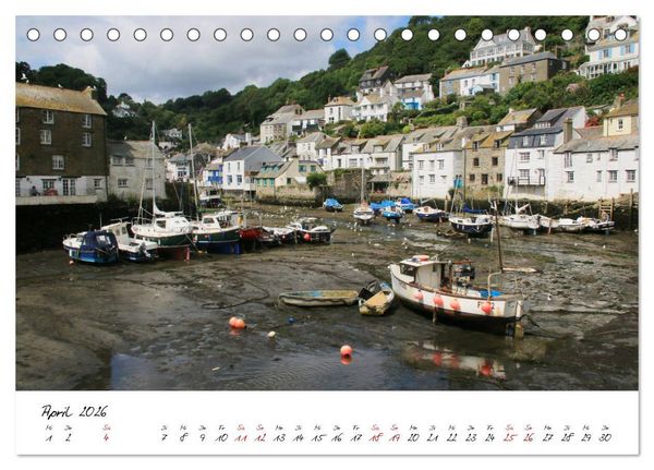 Produktbild: Reizvolles S&uuml;dengland Devon und Cornwall (Tischkalender 2026 DIN A5 quer), CALVENDO Monatskalender