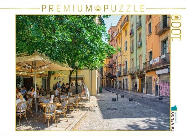 CALVENDO Puzzle Plaça de Sant Feliu | 1000 Teile Lege-Größe 64 × 48 cm Foto-Puzzle für glückliche Stunden