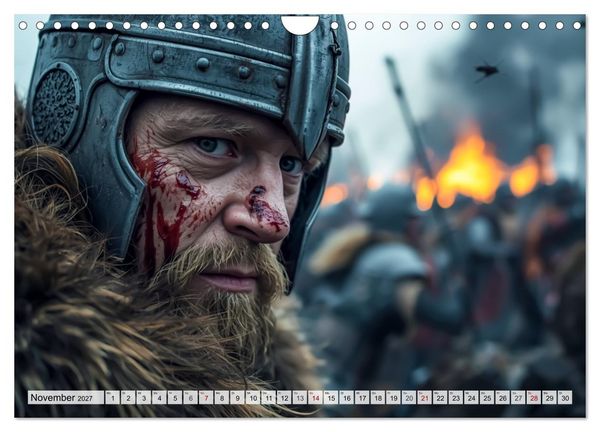 Produktbild: Germanische Mythen &ndash; Die Nibelungensage (Wandkalender 2027 DIN A4 quer), CALVENDO Monatskalender
