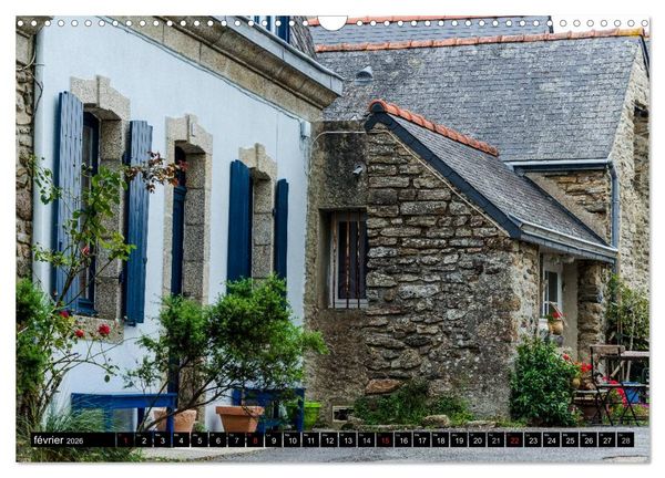 Produktbild: Bretagne Un r&ecirc;ve en couleurs (Calendrier mural 2026 DIN A3 vertical), CALVENDO calendrier mensuel