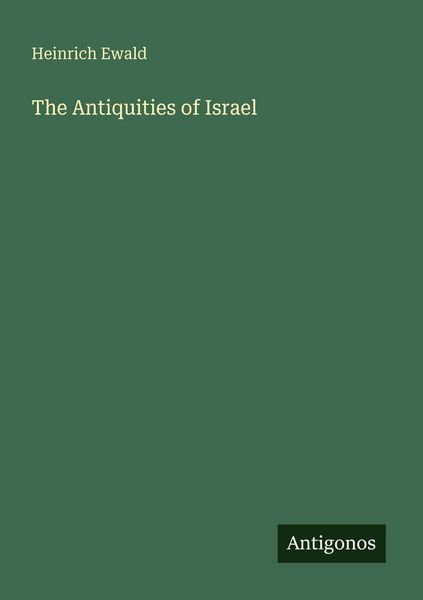 Produktbild: The Antiquities of Israel