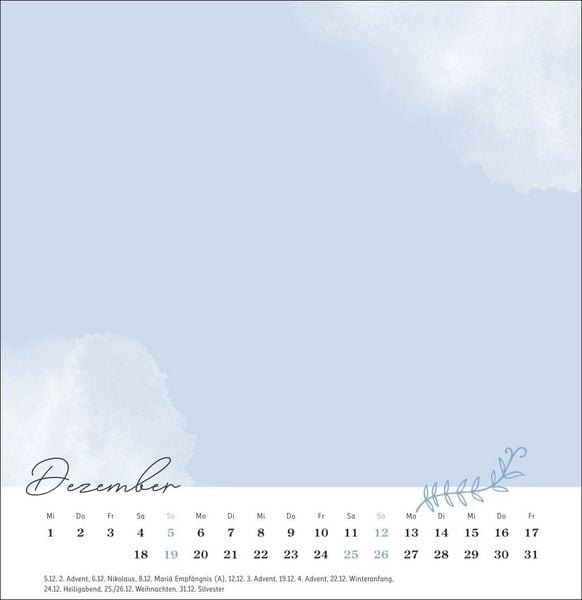 Produktbild: Kreativkalender zum Aufstellen Gl&uuml;cksmomente 2027
