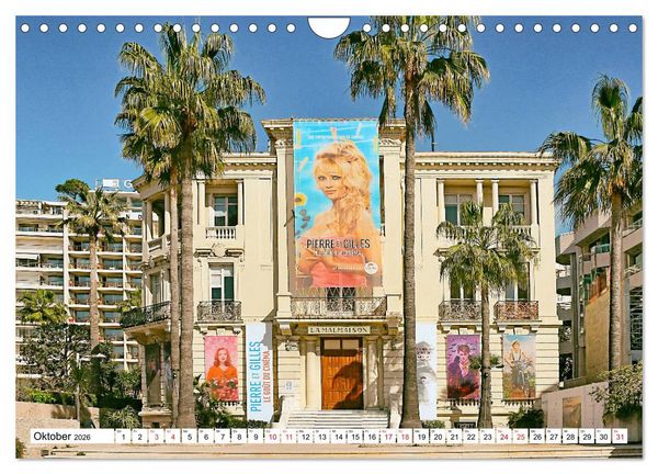 Produktbild: Cannes - idyllische Stadt an der C&ocirc;te d&rsquo;Azur (Wandkalender 2026 DIN A4 quer), CALVENDO Monatskalender
