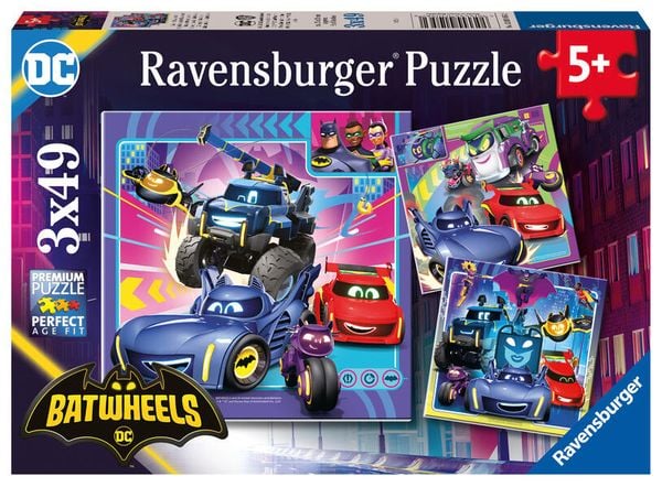 Produktbild: Kinderpuzzle 3x49 Teile - Batwheels - An alle Batwheels!