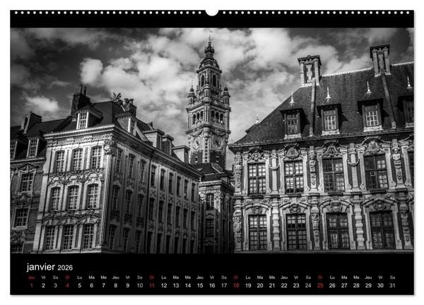 Produktbild: Le Vieux Lille (Calendrier mural 2026 DIN A2 vertical) calendrier de bureau