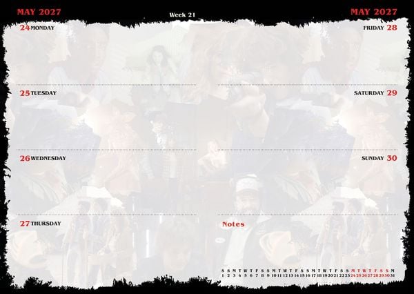 Produktbild: Stranger Things &ndash; A5-Tischkalender 2027