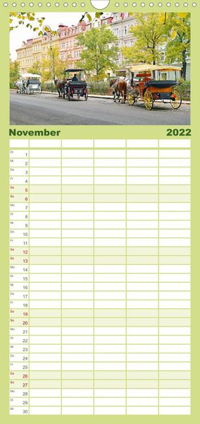 Produktbild: Familienplaner Kurort Karlsbad (Wandkalender 2022 , 21 cm x 45 cm, hoch)