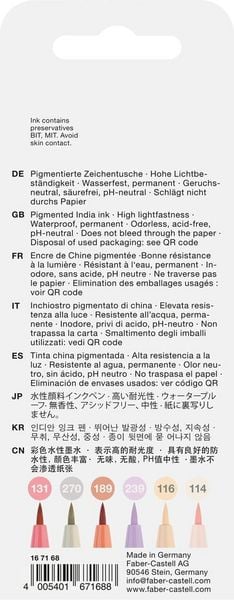 Produktbild: Faber-Castell Tuschestifte Pitt Artist Pens Manga Kaoiro, 6er Etui