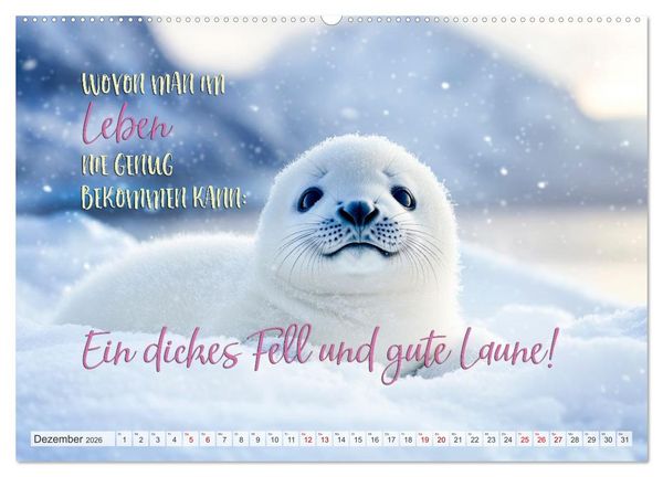 Produktbild: Ein tierisch gutes Jahr (hochwertiger Premium Wandkalender 2026 DIN A2 quer), Kunstdruck in Hochglanz