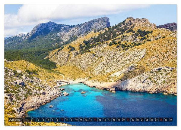 Produktbild: Mallorca - einzigartige Luftbildaufnahmen (Wandkalender 2026 DIN A2 quer), CALVENDO Monatskalender