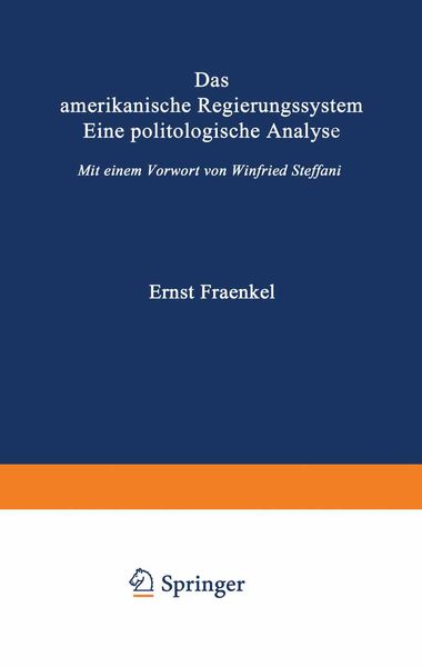 Produktbild: Das amerikanische Regierungssystem