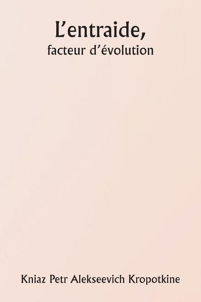 Produktbild: L'entraide, facteur d'&eacute;volution