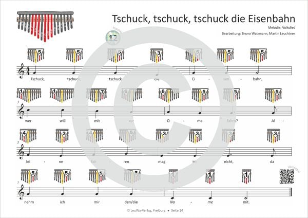 Produktbild: Einfacher!-Geht-Nicht: 32 Kinderlieder, Weihnachtslieder, Hits & Evergreens f&uuml;r Kalimba (C-DUR, 17 Lamellen) mit CD
