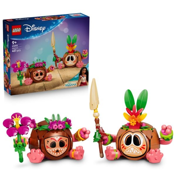LEGO ǀ Disney 43293 Vaiana Kakamora, Bauspielzeug, Deko-Kokosnüsse für Kinder ab 9 Jahren