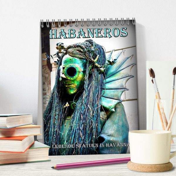 Produktbild: HABANEROS - Lebende Statuen in Havanna (Tischkalender 2026 DIN A5 hoch), CALVENDO Monatskalender