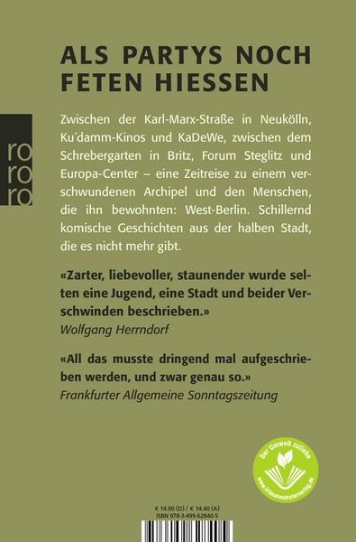 Produktbild: Die halbe Stadt, die es nicht mehr gibt